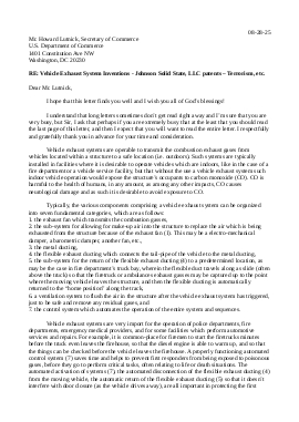 Communication to The United States Secretary of Commerce, Mr. Howard Lutnick
